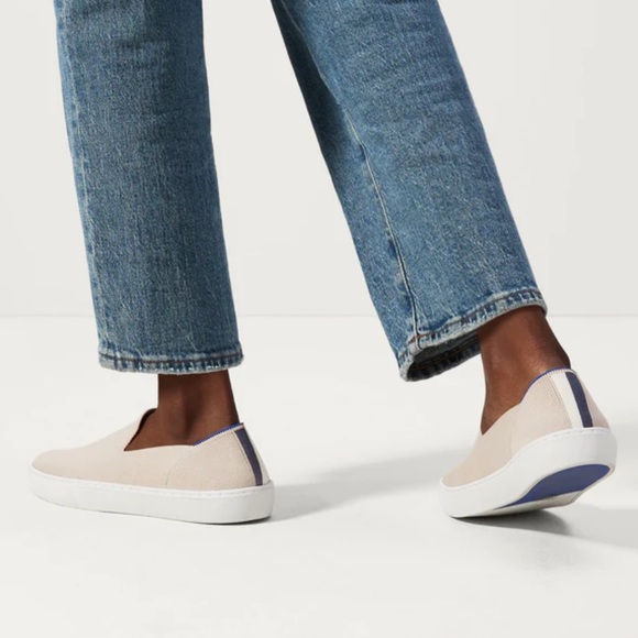 Rothy's Shoes - Rothy’s Classic Sand The Sneaker Light Beige Pull-on Stretchy Comfy Shoes